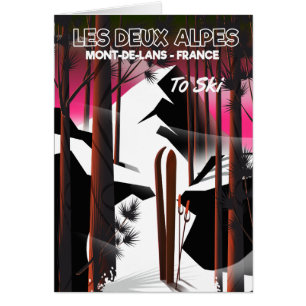 Les Deux Alpes, Frankrijk ski reisposter