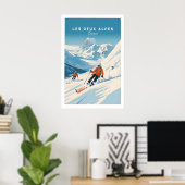 Les Deux Alpes Poster 1 (Thuiskantoor)
