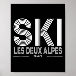 Les Deux Alpes Ski Resort Frankrijk Alpen Franse S Poster