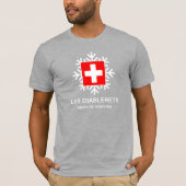 Les Diablerets Swiss Apres-Ski Instructor T-shirt (Voorkant)