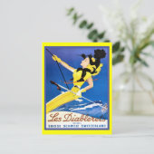 Les Diablerets, Zwitserland Briefkaart (Staand voorkant)