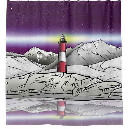 Les Eclaireurs Lighthouse Argentina Douchegordijn (Voorkant)