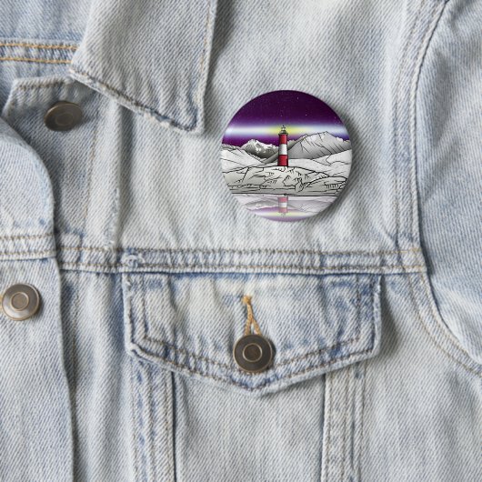 Les Eclaireurs Lighthouse Argentina Ronde Button 5,7 Cm (In situ)