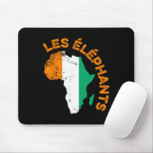 Les Elephants Ivoorkust Voetbal Muismat (Met muis)