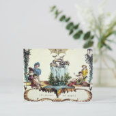 Les Enfans ~ Briefkaart Franse Vintage (Staand voorkant)