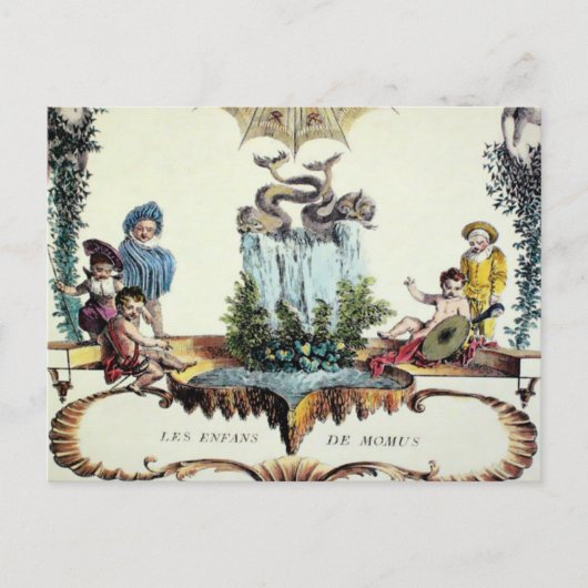 Les Enfans ~ Briefkaart Franse Vintage (Voorkant)