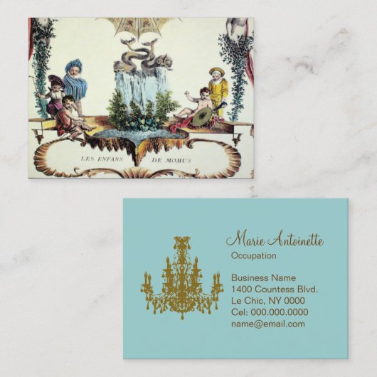 Les Enfans ~ Visitekaartje Large (Voorkant / Achterkant)