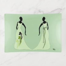 Les Femme Mint Groen Sierbakje