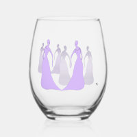 Les Femmes 16 oz. Steelzen Wijnglas Lavendel