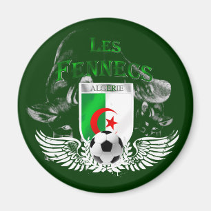 Les Fennecs Algerije vlag Algerijnse magneten