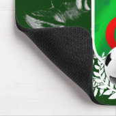 Les Fennecs Algerije vlag Football mousepad Muismat (Hoek)