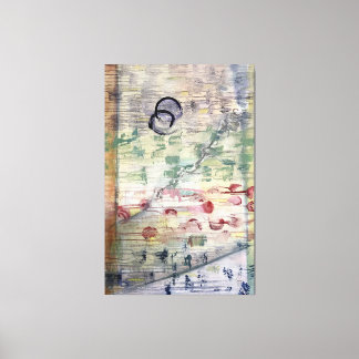 "Les Feuilles" van Joan Soilleux Canvas Afdruk