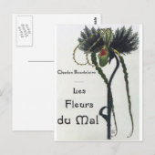 Les Fleur du Mal - Baudelaire Briefkaart (Voorkant / Achterkant)