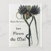 Les Fleur du Mal - Baudelaire Briefkaart (Voorkant)