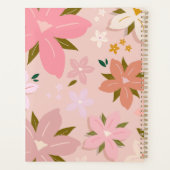 Les Fleurs 05 Bloemen Patroon Blush Roze Bloemen Planner (Achterkant)