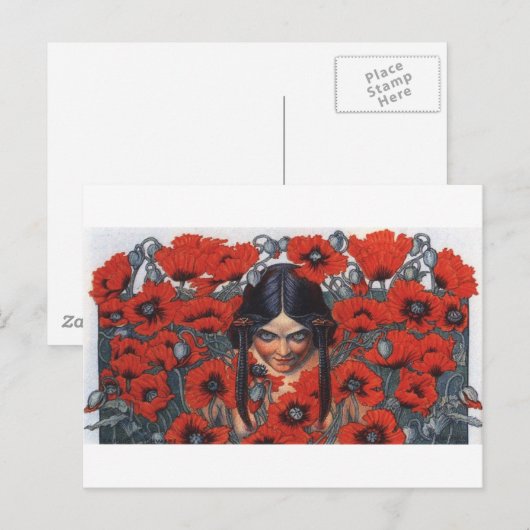 Les Fleurs du Mal - Destruction Briefkaart (Voorkant / Achterkant)