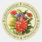 Les Fleurs du Printemps Sticker (Voorkant)