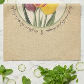 Les Fleurs du Printemps Tulips Theedoek (Gevouwen)