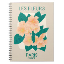 Les Fleurs Paris Notitieboek