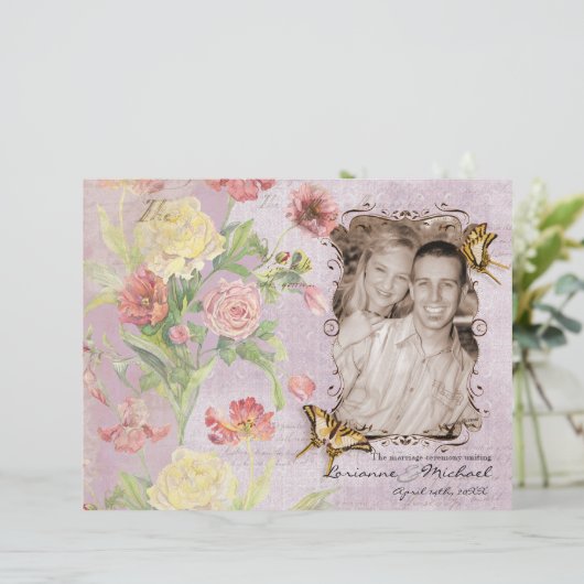 Les Fleurs Peony Roos Tulip Floral Flowers Weddens (Staand voorkant)