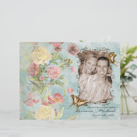 Les Fleurs Peony Roos Tulip Floral Flowers Weddens (Staand voorkant)