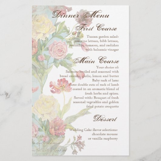 Les Fleurs Peony Roos Tulip Floral Flowers Weddens (Achterkant)