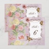 Les Fleurs Peony Roos Tulip Floral Flowers Weddens Briefkaart (Voorkant / Achterkant)