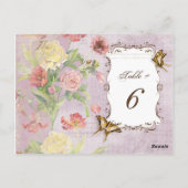 Les Fleurs Peony Roos Tulip Floral Flowers Weddens Briefkaart (Achterkant)