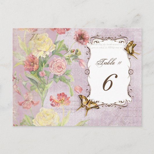 Les Fleurs Peony Roos Tulip Floral Flowers Weddens Briefkaart (Voorkant)