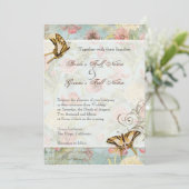 Les Fleurs Peony Roos Tulip Floral Flowers Weddens Kaart (Staand voorkant)