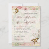 Les Fleurs Peony Roos Tulip Floral Flowers Weddens Kaart (Voorkant)