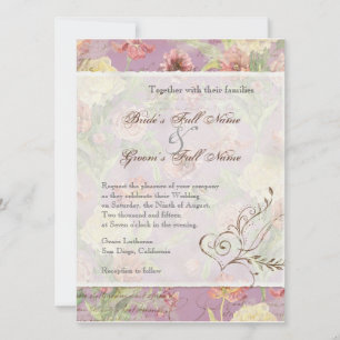 Les Fleurs Peony Roos Tulip Floral Flowers Weddens Kaart