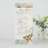 Les Fleurs Peony Roos Tulip Floral Flowers Weddens Menu (Staand voorkant)