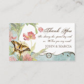 Les Fleurs Peony Roos Tulip Floral Flowers Weddens Plaatskaartje (Achterkant)