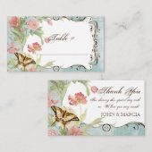 Les Fleurs Peony Roos Tulip Floral Flowers Weddens Plaatskaartje (Voorkant / Achterkant)