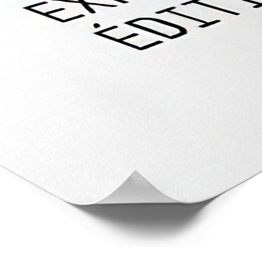 Les gebruikt Grieks blauw beeld kunstroze rood kun Poster (Hoek)