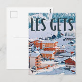 Les Gets Briefkaart (Voorkant / Achterkant)