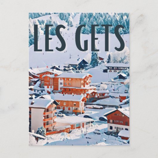 Les Gets Briefkaart (Voorkant)