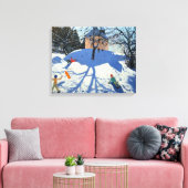 Les Gets Canvas Afdruk (Insitu (Woonkamer))