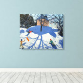 Les Gets Canvas Afdruk (Insitu (Houten vloer))