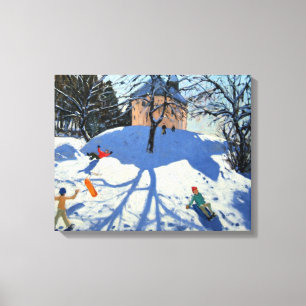 Les Gets Canvas Afdruk