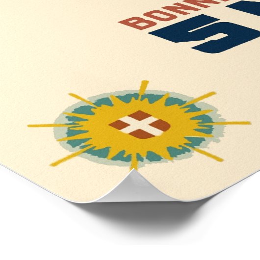 Les Gets, Savoie, Frankrijk, Ski Poster (Hoek)