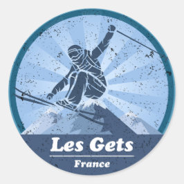 Les Gets Ski Ronde Sticker