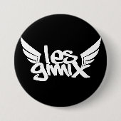 Les Gimix Black Logo Button (Voorkant)