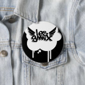 Les Gimix White Bubble Button (In situ)