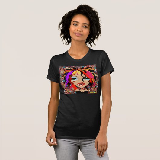 LES Girl van Michele Kaplan T-shirt (Voorkant volledig)