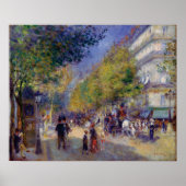 Les Grands Boulevards van Renoir Poster (Voorkant)