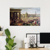 Les Halles, Parijs Poster (Thuiskantoor)