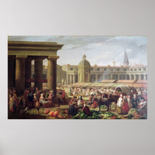Les Halles, Parijs Poster (Voorkant)