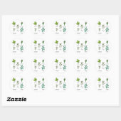 Les herbes ronde sticker (Vel)